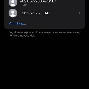 WhatsApp Yabancı Numara