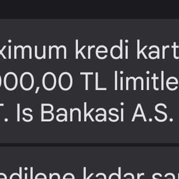 İş Bankası Ortak Limitli Kartımı İptal Etmek İstiyorum