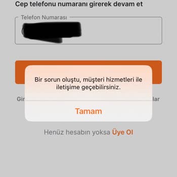 Migros Üyelik Engeli Sipariş İptali