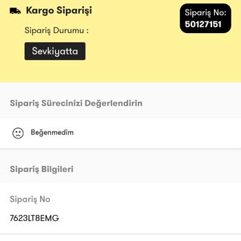 Cepte Şok Tan Aldığım Ürün Teslim Edilmedi.