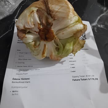 A101 Kapıda Çürük Sebze Getiriyor