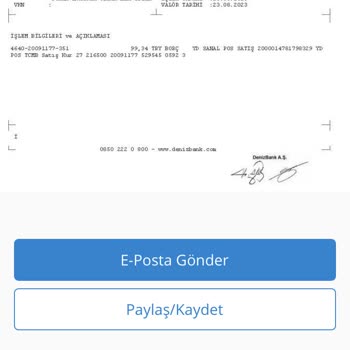 Denizbank Sanal Pos İzinsiz Para Çekimi