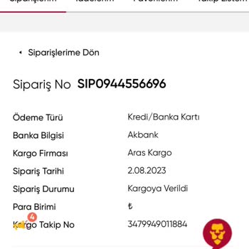Aras Kargo Ürünüm Kargoya Verildiği Halde Teslim Edilmedi Ve Bilgilendirme Yapılmadı