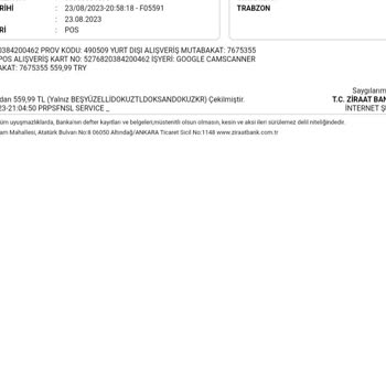 CamScanner İzinsiz Para Çekimi