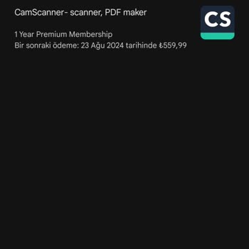 CamScanner İzinsiz Para Çekimi