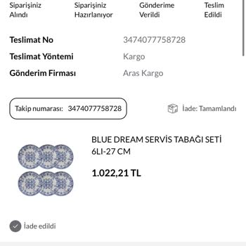 Mudo Concept Ürün İadesi