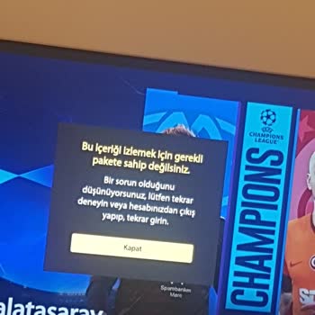 Exxen Bu İçeriği İzlemek İçin Gerekli Pakete Sahip Değilsiniz