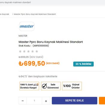 Nalburdayim.com 'dan Aldığım Pprc Boru Kaynak Makinesi İle İlgili Sorun