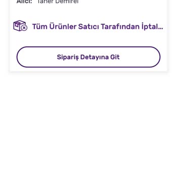 Gratis Online İptal Edilen Sipariş