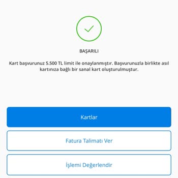 Denizbank Onaylanan Kredi Kartı Gözükmüyor