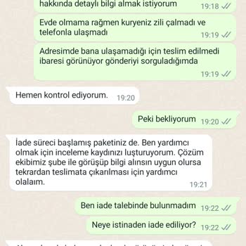 hepsiJET Hepsiburada Ve Hepsijet Habersiz İade Yapılması