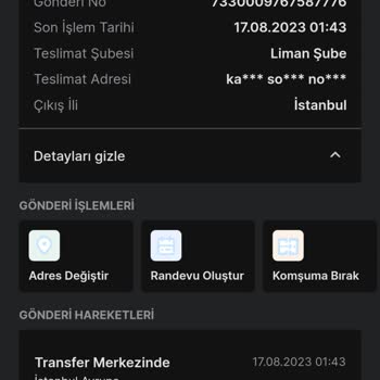 Trendyol Express 6 Gündür Teslim Edilmesi Gereken Kargom Gelmedi