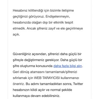Twitter Şifremi Bildiğim Halde Yardımcı Olmuyor.