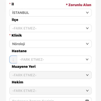 Sağlık Bakanlığı Sağlık Sitemindeki Eksik