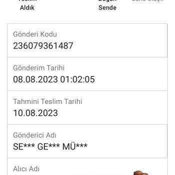 Kargo Teslim Edilmiyor Sendeo