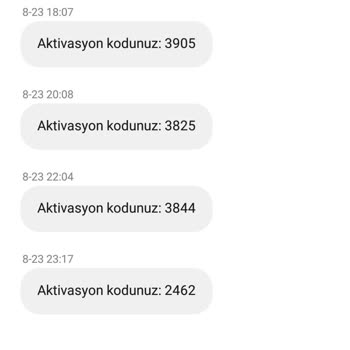 0850 701 40 12 Bilgim Dışı Aktivasyon SMS'i