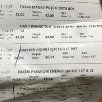 Zırhlı Toptan Market Ürün Tat Olarak Acı Ve Sirke Gibi Bozuk