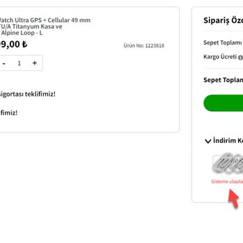 Media Markt Sepette %10 İndirim Sorunu