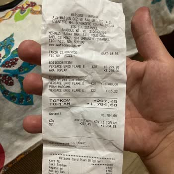 Watsons Versace Parfümünde Kalıcılık Sorunu Ve Hoş Olmayan Koku