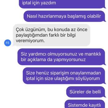 GetirYemek Getirde İptal Problemi