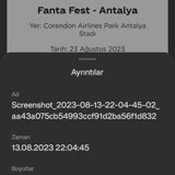 Fanta Fest Antalya Bilet Var Giriş Yok
