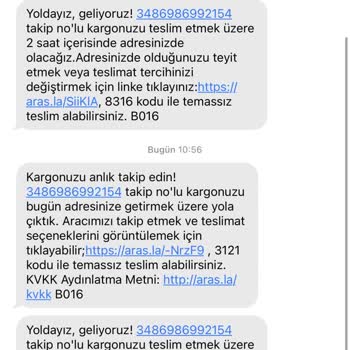 Aras Kargo Kargomu Adresime Getirmedi