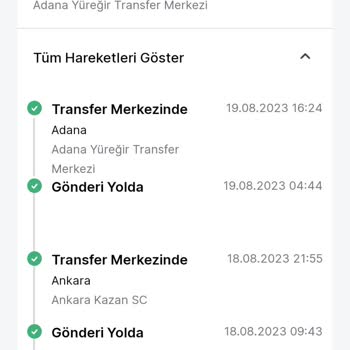 Trendyol Siparişim Yolda Kaldı
