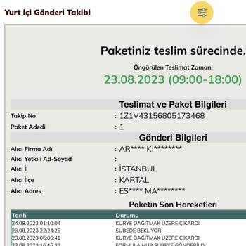 UPS Türkiye Kargo Teslimat Saçmalığı