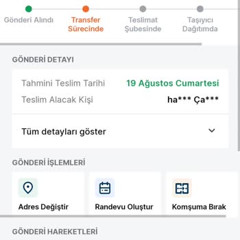 Trendyol Ekspres Kargom 9 Gündür Yolda
