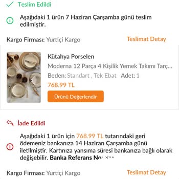 Kütahya Markasının Ve Trendyol'un Kalitesiz Hizmeti!