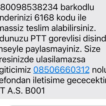 PTT Kargo Evde Olduğum Halde Kargom Altındağ PDM Ye Gönderildi Kargomu Alamadım