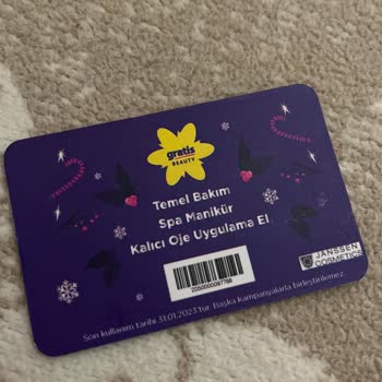 Gratis Beauty Geçersiz Kart Tanımlama