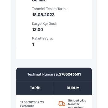 Trendyol Tarafından Asla Teslim Edilmeyen Ürünüm