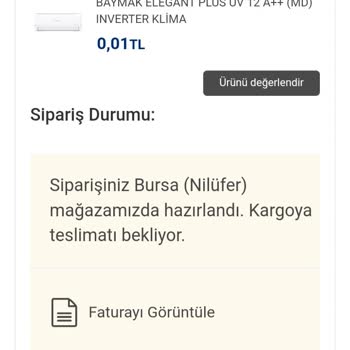 Vatan Bilgisayar Ürün Teslim Edilmiyor