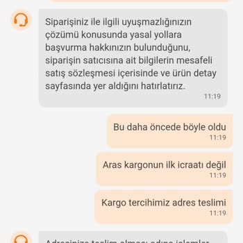 Aras Kargo Ürünü Teslim Etmek Yerine Gel Al Diyor
