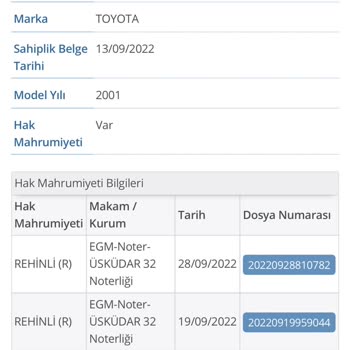 Eminevim Rehin Kaldırmıyor. Düzeltin