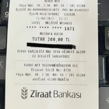 Turbonet Nakil İşlemi Gerçekleştirmiyor