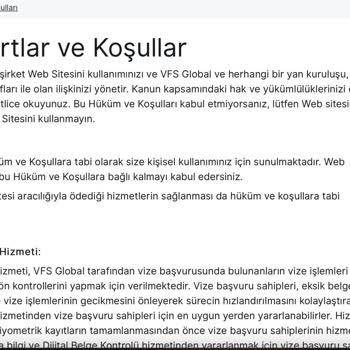 VFS Global'in Randevu Ücreti İadesi Saçmalığı