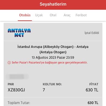 Obilet.com Çözüm Bulmaması