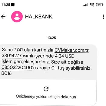 Cvmaker.com.tr Kart Bilgilerimi Ele Geçirdiler
