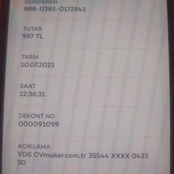 Cvmaker.com.tr Hesabımdan Para Çekiyor