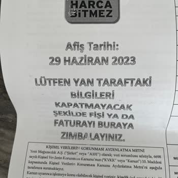 A101 Den Motor Alma Hatası