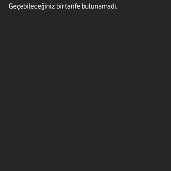 Vodafone İnternet Tarifesi Sorunu