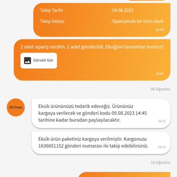 Trendyol Ve Gns Shopping Firmasından Şikayetçiyim