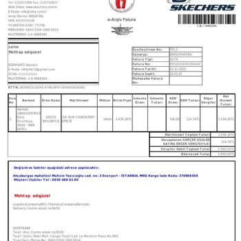 MNG Kargo Skechers Ayakkabımı Gönderirken Kaybetti.