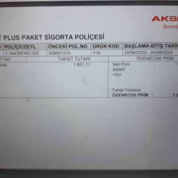 Akbank Konut Plus Paket Sigorta Poliçesi İptali Talebi