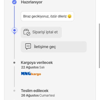 Kiperin Collagen Siparişim Kargoya Verilmiyor!