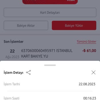 Vodafone Pay Üzerinden Yapılan İşlem İadesi