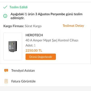 Trendyol Firması Müşteri Mağdur Etmektedir