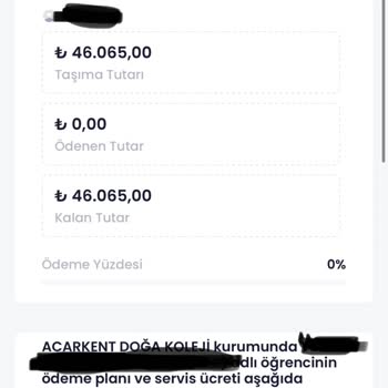 Doğa Koleji Eğitim Kurumları Binsat Servis Bedellerinin Aşırı Fiyat Politikası